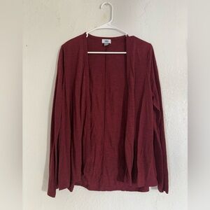 Old navy - maroon cardigan